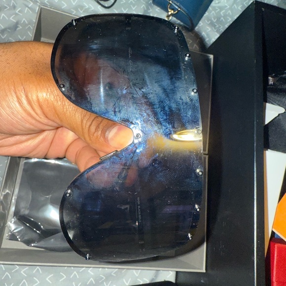 Rick Owens Black Sunglasses - Picture 3 of 6